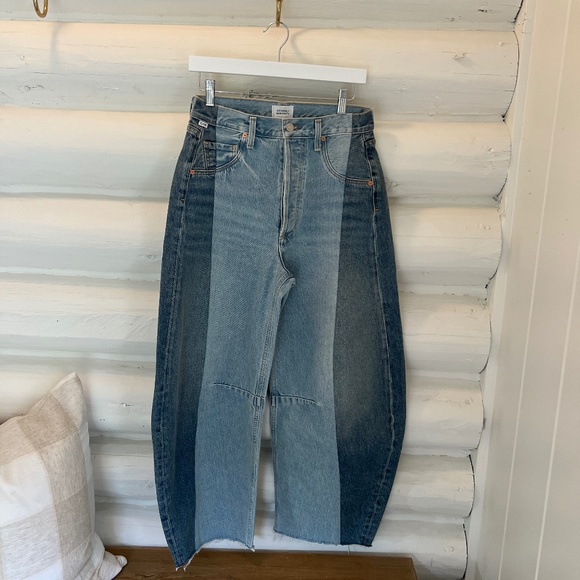Citizens of Humanity Pieced Horseshoe Jeans in Fracture - Picture 1 of 7